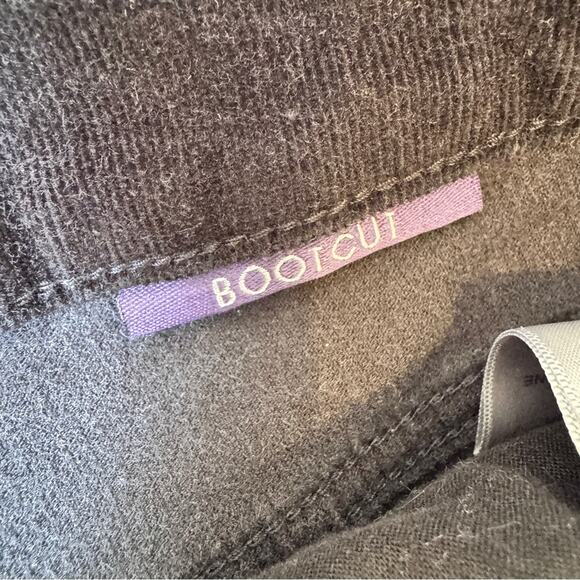 NYDJ Black Corduroy Bootcut Jeans Pants Womens 12 Classic Fall Casual - Picture 11 of 13